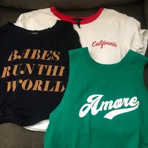 “Forever 21” Tshirt & Tank Bundle!
